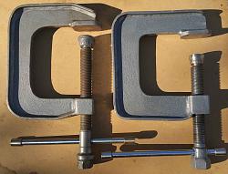 Made another Heavy duty G clamp from scrap-7.-both-clamps-20150702_094422.jpg