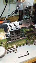 Modifications and Improvements to a Unimat SL 1000 Lathe-drilling-miniature-bolt-pattern-compound-steam-engine-entablature-.jpg