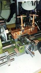 Modifications and Improvements to a Unimat SL 1000 Lathe-fly-cutting-ends-copper-vise-jaws.jpg