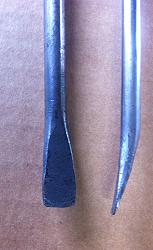 Click image for larger version.&nbsp;

Name:	Large and Small Prybar tips001.jpg&nbsp;
Views:	560&nbsp;
Size:	92.9 KB&nbsp;
ID:	818