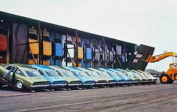 Mustangs loaded onto train car carriers - photo-chevrolet-vert-pac-1.jpg