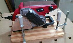 Click image for larger version.&nbsp;

Name:	BELT SANDER IN HORIZONTAL POSITION.jpg&nbsp;
Views:	745&nbsp;
Size:	21.5 KB&nbsp;
ID:	2653