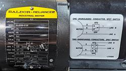 Questions about wiring a 115v single phase Baldor motor-baldor.jpg