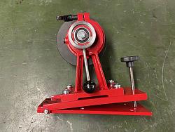 Re-think, pulley tension adjustment for bead roller and slip rollers-img_4394-eccentric-lever-side.jpg