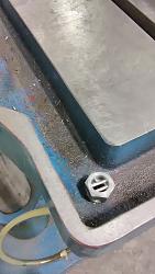 Round Column Drill Press, simple performance upgrades.-drain.jpg