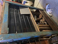 Simple under bench material storage.-ff9a1a94-5125-410b-a8e9-ce4391250ca4.jpeg