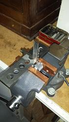 Click image for larger version.&nbsp;

Name:	Aligning part for taping 8-32 thread.jpg&nbsp;
Views:	860&nbsp;
Size:	120.2 KB&nbsp;
ID:	3888