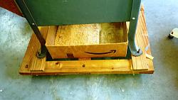Click image for larger version.&nbsp;

Name:	Table saw dolly holds sawdust bin.jpg&nbsp;
Views:	574&nbsp;
Size:	76.3 KB&nbsp;
ID:	3847