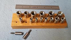 Click image for larger version.&nbsp;

Name:	Thread Checkers Stored in Caddy plus missing 6-40 and 8-36 checkers.jpg&nbsp;
Views:	946&nbsp;
Size:	77.5 KB&nbsp;
ID:	15735
