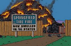 Tire fire at recycling plant - photo-springfieldtirefire.jpg