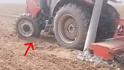 Tractor struck post with implement - GIF-tractor_crashes_post_nv23.jpg