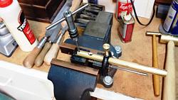 Click image for larger version.&nbsp;

Name:	Taping 6-32 thread in swivel head before curring-off in lathe.jpg&nbsp;
Views:	344&nbsp;
Size:	76.7 KB&nbsp;
ID:	11294