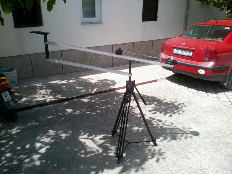 Small compact camera jib