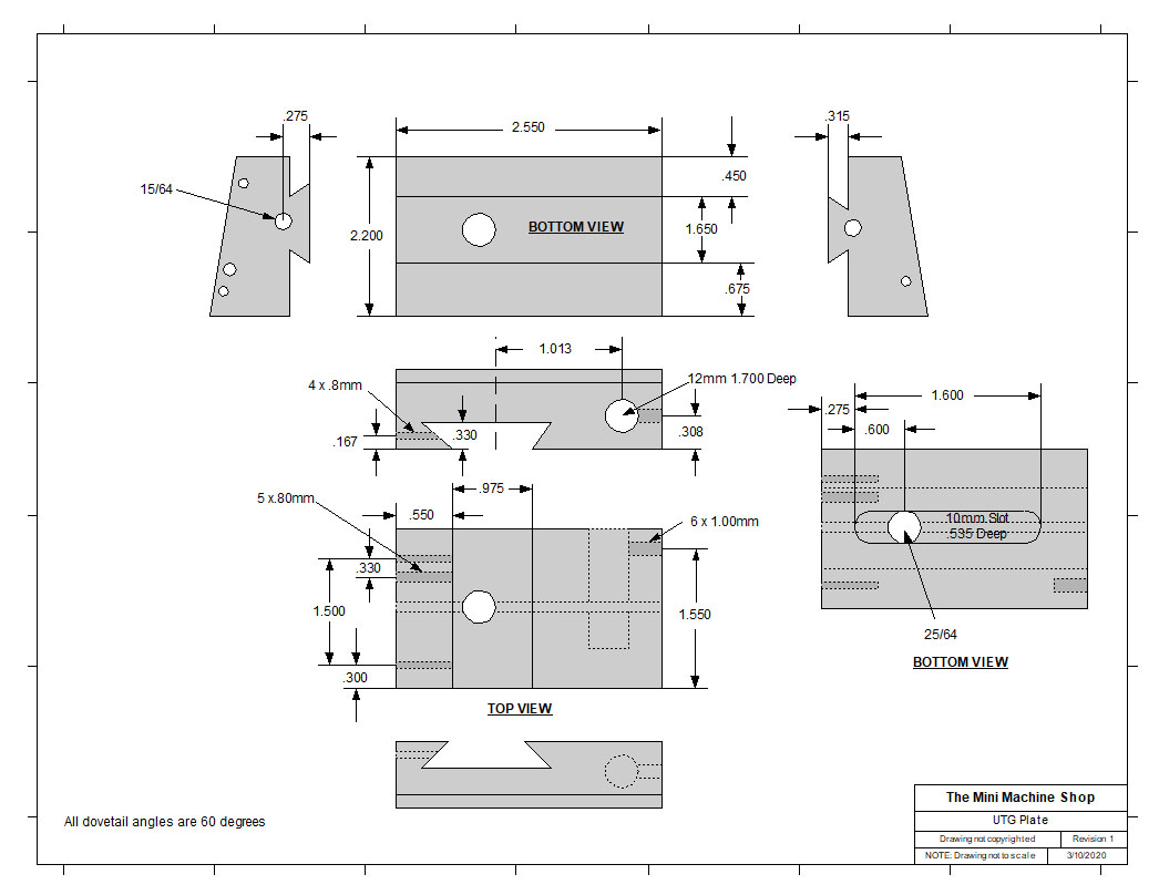 Universal Tool Grinder Slide
