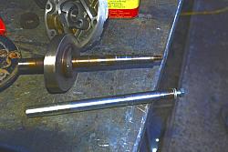 members/gord/albums/clutch/5840-dsc5735-copy-originally-going-reuse-old-crank-shaft-but-decided-build-anew-compressors-shaft-has-straight-cut-key-way-outer-plate-many-smaller-cars-i-understand-have-tapered-shaft-so-making-new-one-very-easy-turned-end-down-fit-pulley-then-cut-key-way-old-one-externally-threaded-5-16-nuts-i-just-reversed-drilled-tapped-5-16-hole-there-enough-meat-key-way-would-cut-into-tapped-hole.jpg