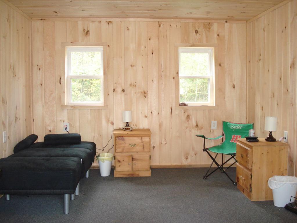 how to finish the inside of a cabin 

http://www.instructables.com/id/How-to-finish-the-inside-of-a-12-x-20-cabin-on-a-b/