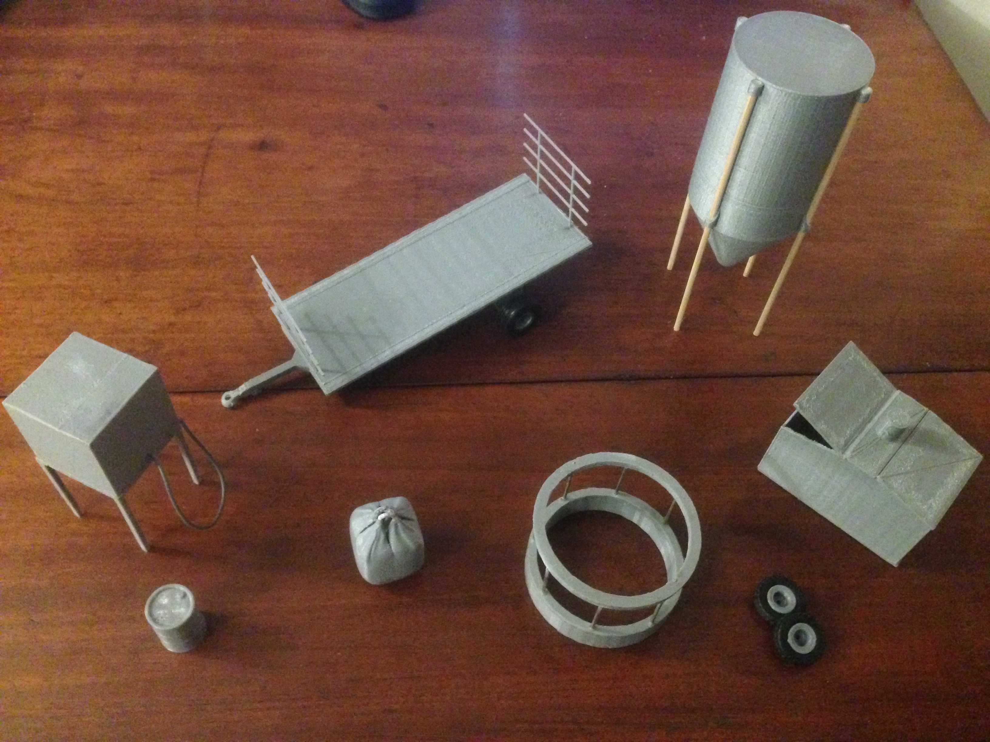 3D Printed Farm toys 1/32 scale