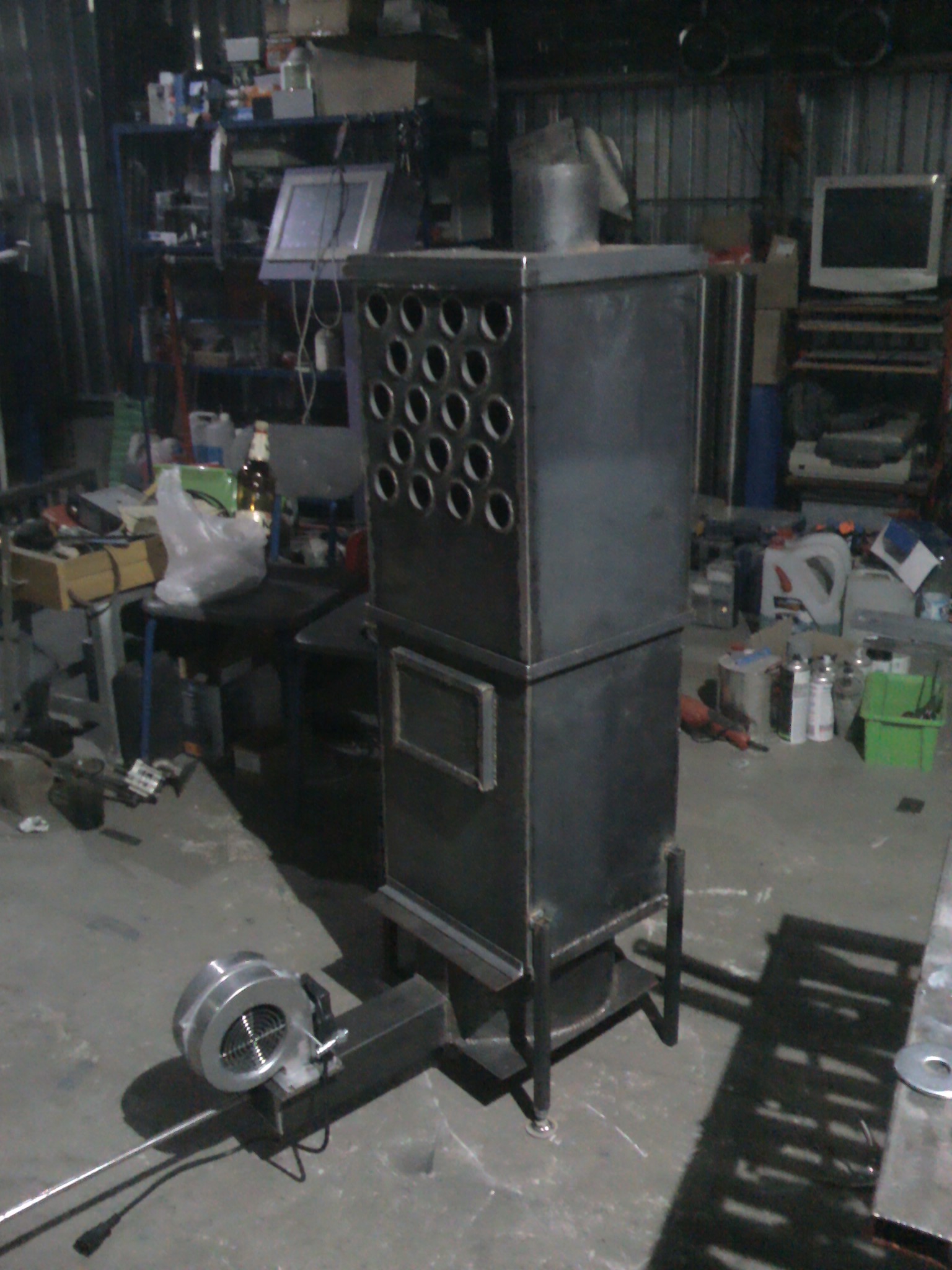 my waste oil stove