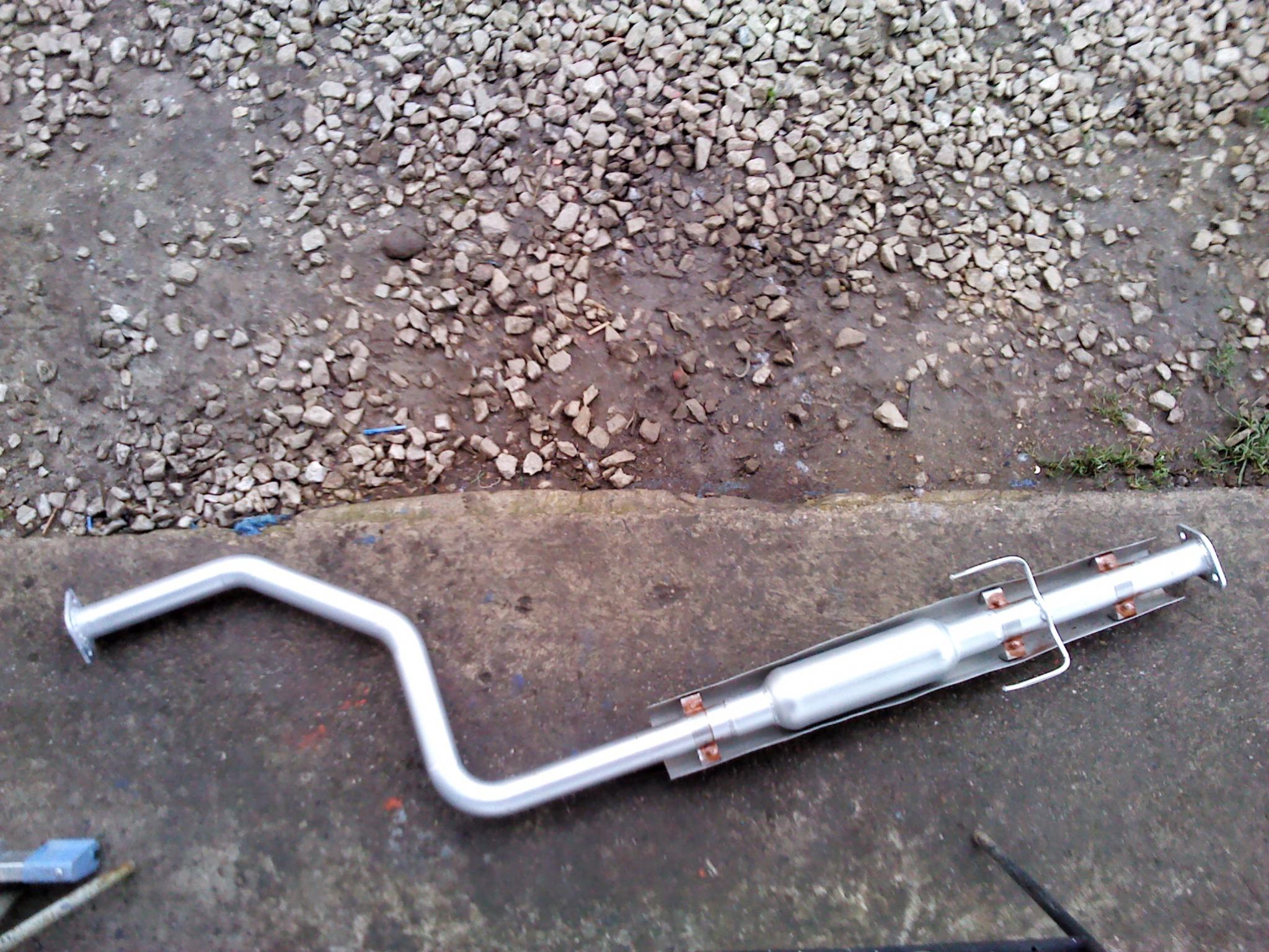 stainless steel exhaust for my Rover400