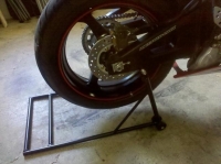 Motorcycle Rear Stand and Spools