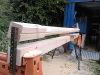 Wood Column Tapering Setup
