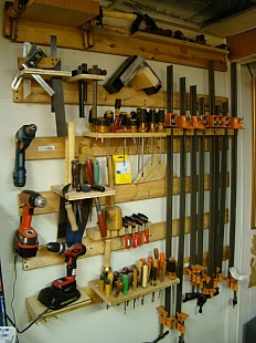 Homemade French Cleat Tool Storage - HomemadeTools.net