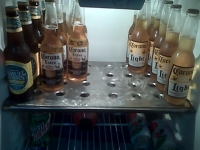 Refrigerator Beer Shelf