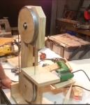 Drill-Powered Bandsaw