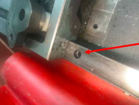 Y-Axis Take Up Nut Mounting Bolt Access Improvement