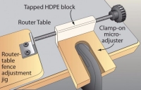 Clamp-On Fence Adjuster