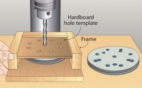 Sanding Disc Drilling Template