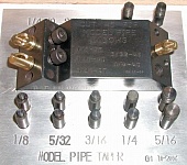 Fixture for Making Quarter Inch Model Pipe Elbows