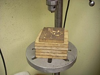 Configurable Wood Stack for a Drill Press