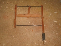 Horn-Cutting Frame Saw