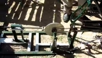 Bicycle Operated Hacksaw