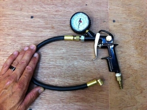 Bicycle Tire Inflator Modification