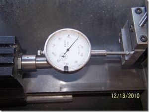 Dial Indicator Attachment for Taig Lathe