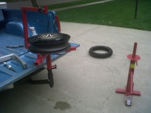 Tire Changer Hitch Mount
