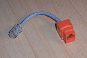 Cat-5 Crossover Dongle