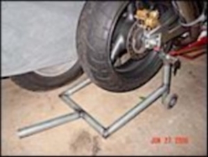 Homemade Motorcycle Stand