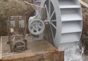 Homemade Water Wheel Generator
