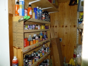 Spray Can Storage Rack