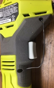 Homemade Battery Compressor Trigger Guard - HomemadeTools.net