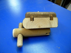 Sanding Block and Wing Nut Key