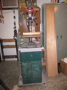 Drill Press Stand and Cabinet