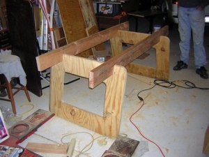 Knockdown Sawhorse and Table Support
