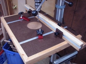 Drill Press Table and Fence