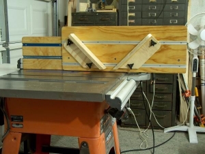 Vertical Table Saw Sled