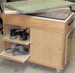 Sanding and Assembly Cart
