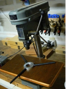 Wooden Surface for Drill Press Table